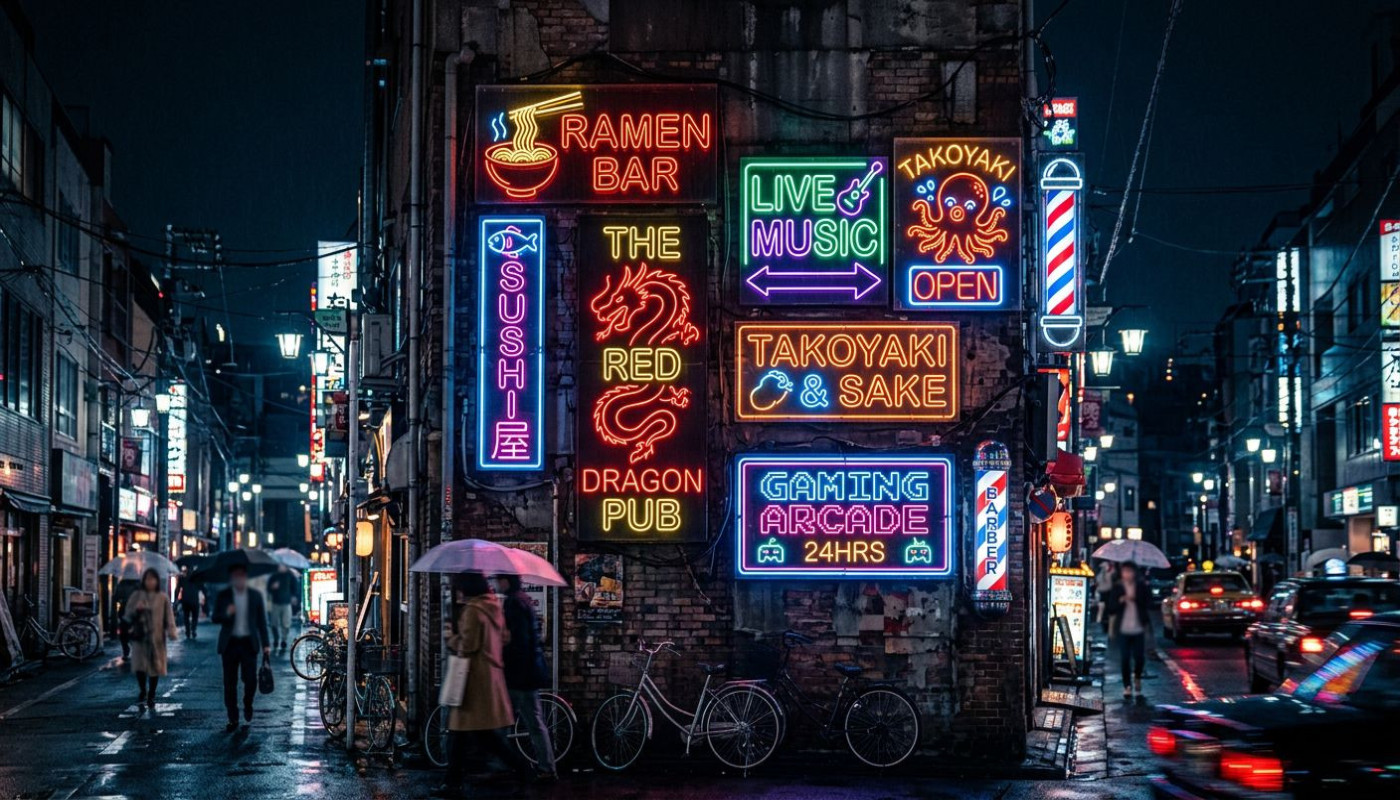 Comment choisir entre un néon de texte et un néon de logo ?